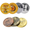 Monedas Free Design Stamping Dies Dies 3D Zinc Alloy Challenge Coin Custom Engravable Metal Coin