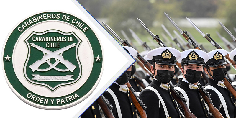 伝統から目的まで：チリ海軍チャレンジコインの多様な用途の探索
