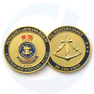 マレーシア海軍西部艦隊本部メタルチャレンジコイン