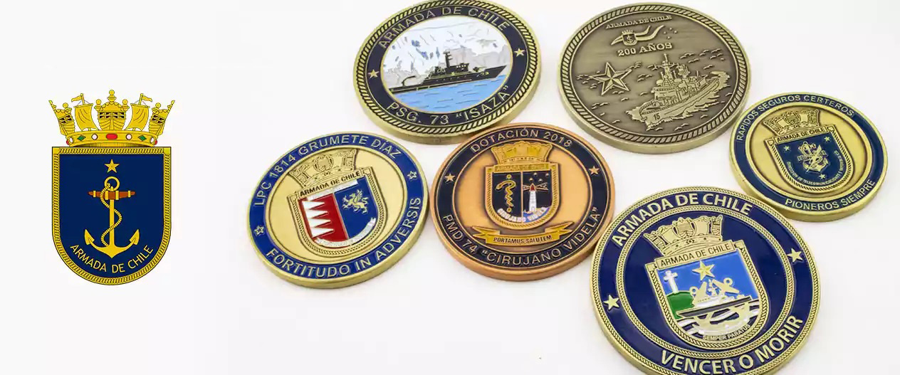 チリ海軍チャレンジコイン