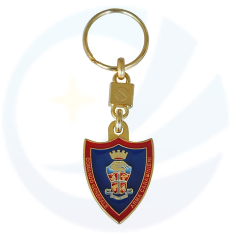 カスタマイズされた武器ロゴイタリア軍司令官向けのメタルキーチェーン将軍gendarmerie