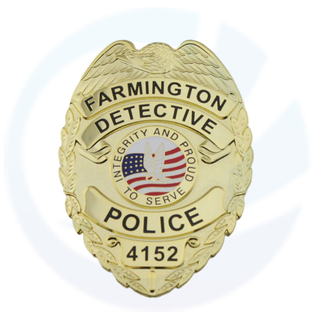 ファーミントン探偵警察バッジレプリカムービーの小道具No.4152