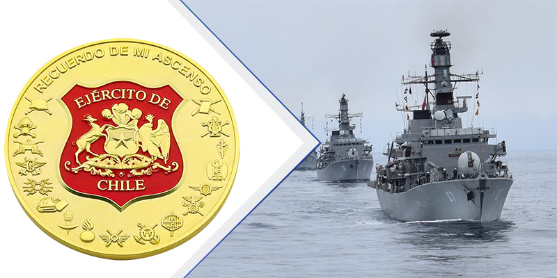 チリ海軍のカスタムチャレンジコインデザインの重要性