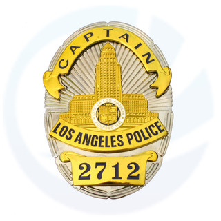 LAPDロサンゼルスキャプテン警察バッジレプリカ映画小道具No.2712