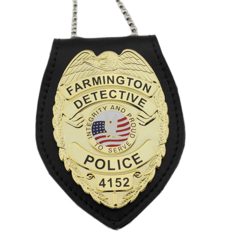 ファーミントン探偵警察バッジレプリカムービーの小道具No.4152