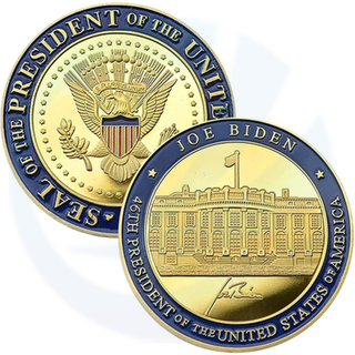 米国の軍事大統領を作るカスタム選挙支援アイテム彫刻コイン大統領ユニーククールチャレンジコイン