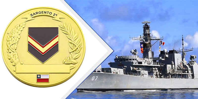 伝統から団結まで：チリ海軍チャレンジコインデザインの象徴的な意味