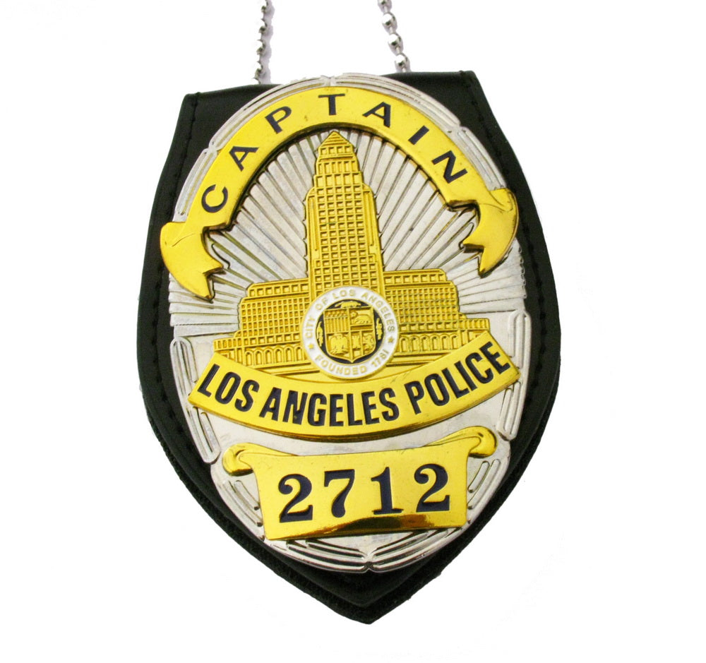 LAPDロサンゼルスキャプテン警察バッジレプリカ映画小道具No.2712