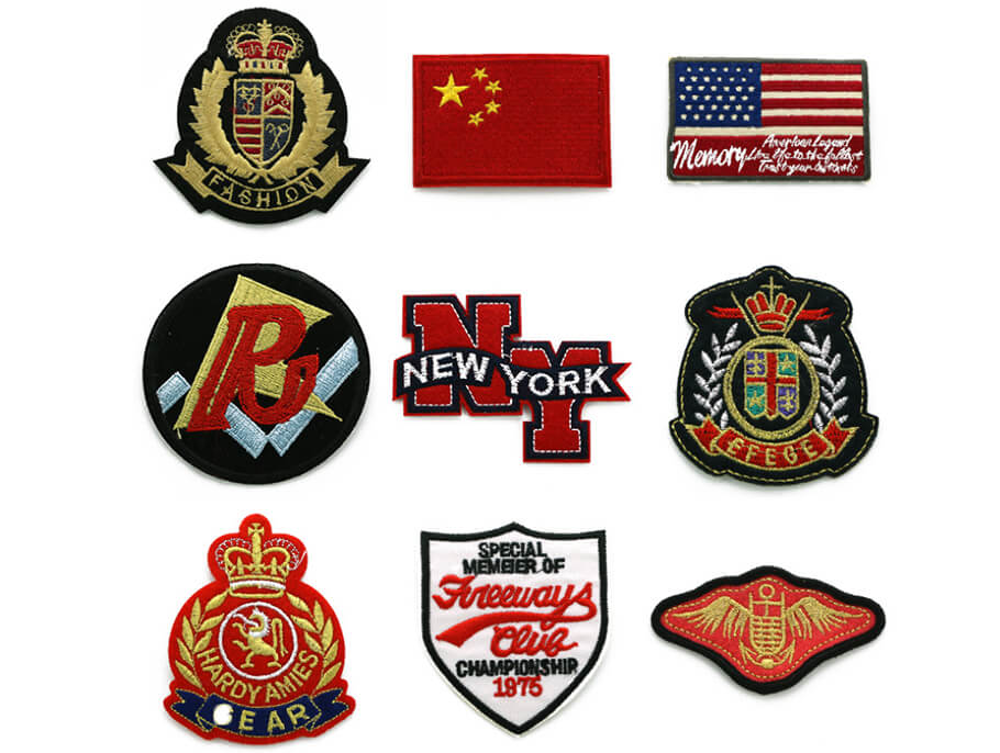 カスタムアメリカの国旗刺繍軍事陸軍コップパッチ