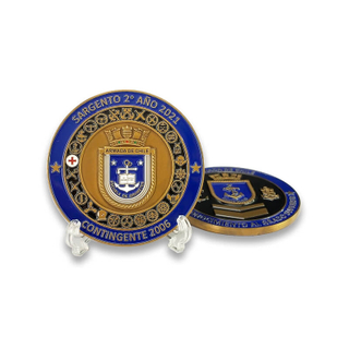 工場カスタムチリ海軍軍事チャレンジコイン