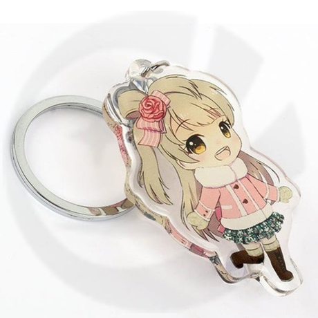 カスタムエポキシホログラフィックキーチェーン